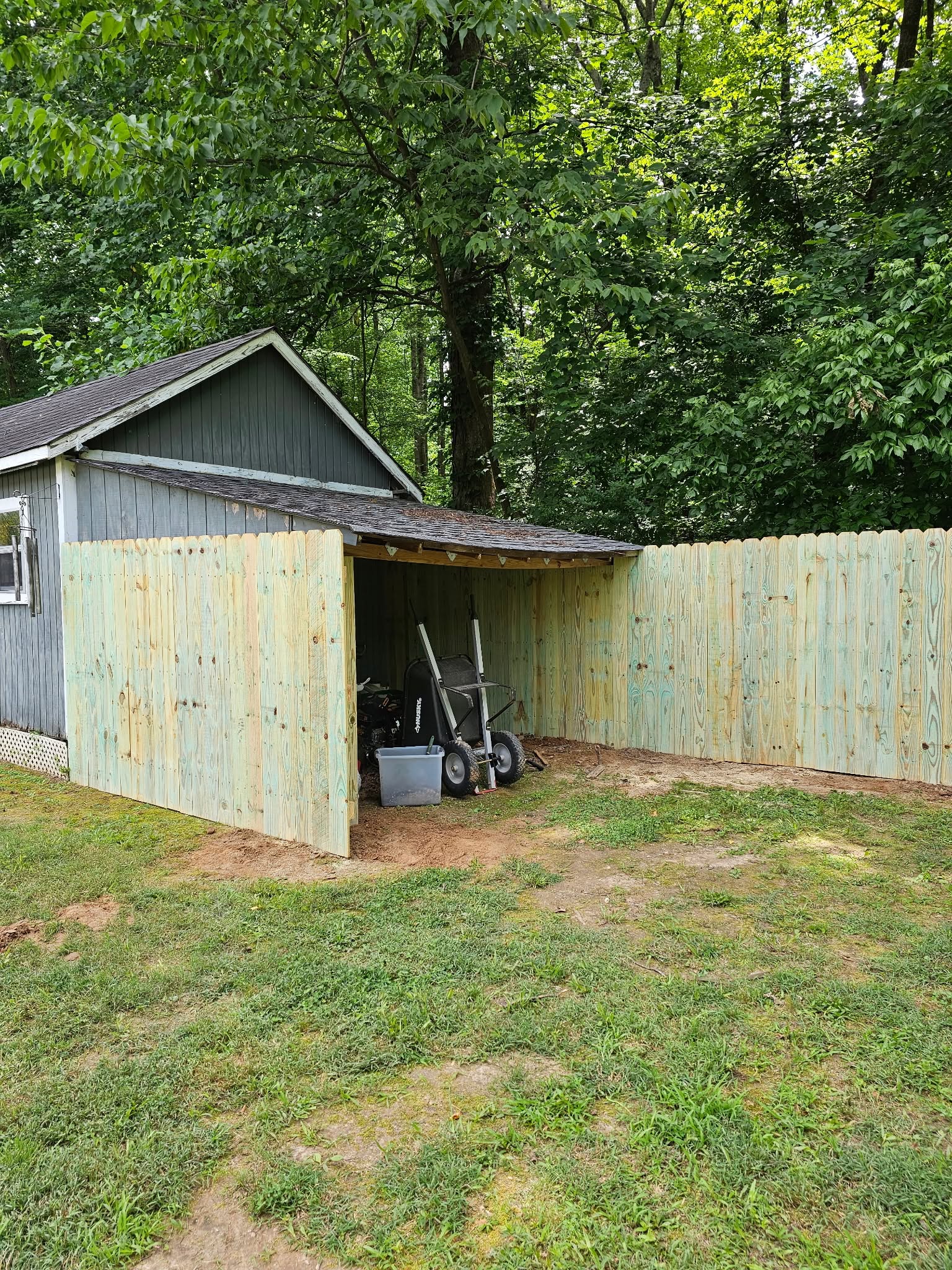Wood Privacy built by 731 Deck & Fence LLC